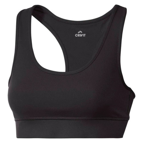 خرید نیم تنه ورزشی زنانه/برند کریویت/رنگ مشکی/جنس پلی آمید و الاستان/ضد تعریق و ضد بو