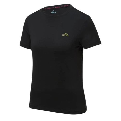 خرید تیشرت ورزشی زنانه/رنگ مشکی/ برند کریویت/مناسب باشگاه و روزمره/ضد تعریق و ضد بو