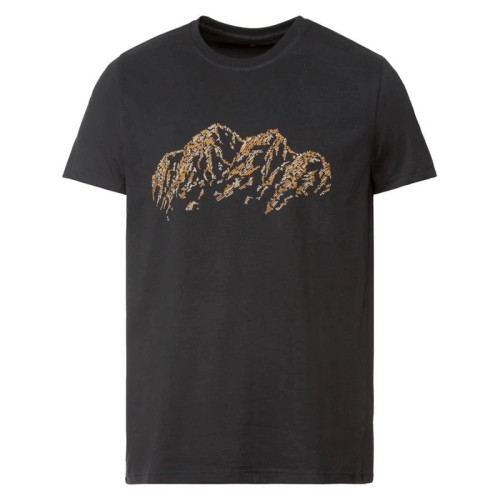 خرید تیشرت مردانه مشکی برند راک تریل جنس نخ و پلی استر | صبامی