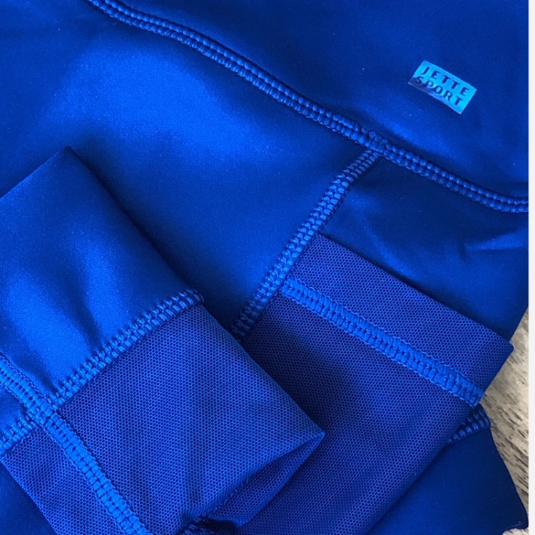 لگ ورزشی زنانه/برند کریویت/رنگ آبی کاربنی/جنس پلی استر و الاستان/ضد تعریق و تنفس پذیر/صبامی