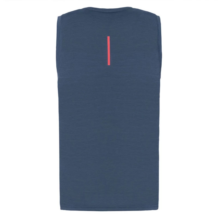 خرید تاپ ورزشی مردانه سورمه ای /کریویت/تنفس پذیر و خشک شونده سریع/فروشگاه صبامی نمای پشت