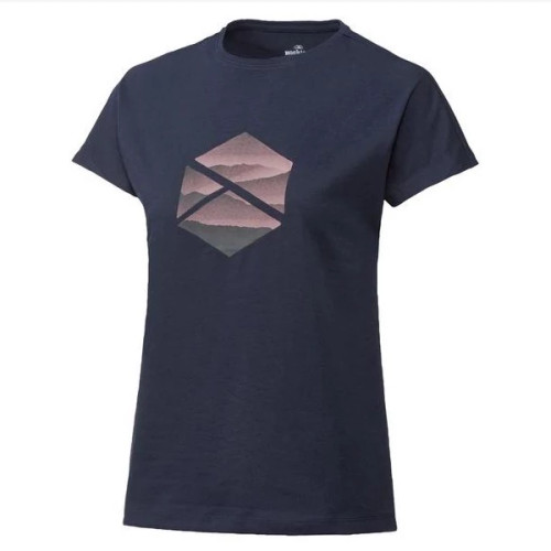 خرید تیشرت زنانه/برند راک تریل/رنگ سورمه ای/جنس نخ پنبه و پلی استر