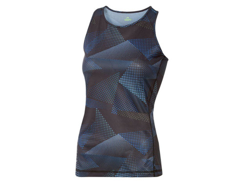 خرید تاپ ورزشی زنانه LIDL سورمه ای و نارنجی – پارچه سوزنی و خشکشوندگی سریع