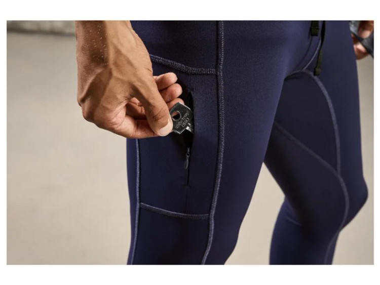 خرید لگ ورزشی مردانه کریویت سرمهای، مناسب تمرین و استفاده روزمره نمای تنخور