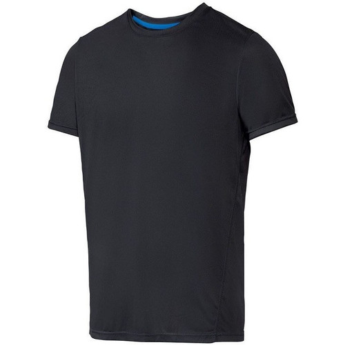 خرید تیشرت ورزشی مردانه کریویت مشکی نمای جلو | صبامی