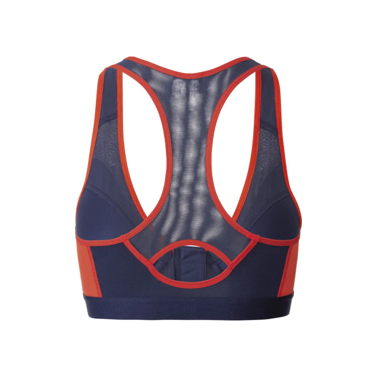 نیمتنه ورزشی زنانه سورمهای قرمز برند کریویت Crivit آلمان مناسب یوگا و بدنسازی نمای پشت