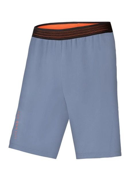 شلوارک ورزشی مردانه طوسی برند Crivit آلمان با جیب زیپی و پارچه سبک و تنفسپذیر