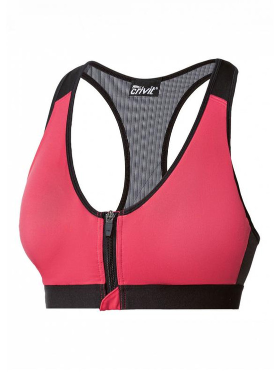 خرید نیم تنه زنانه ورزشی/برند کریویت/رنگ گلبهی/جنس پلی آمید و الاستان