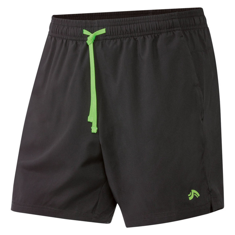 خرید شلوارک ورزشی مردانه مشکی برند کریویت با نوار شبنما و بند تنظیم سایز، مدل تکلایه، محصول لیدل آلمان | صبامی