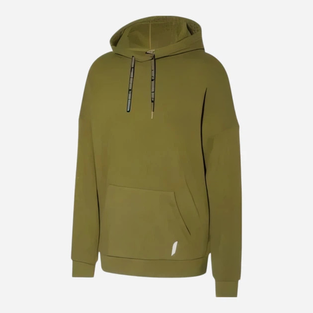 خرید هودی مردانه CRIVIT سبز با پارچه نرم و گرم، کلاه با بند تنظیم و جیب جلو، مناسب استفاده روزمره و فعالیت در هوای آزاد | صبامی