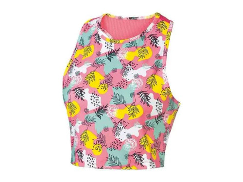 خرید تاپ زنانه Mistral رنگ صورتی با پارچه پلیاستر و الاستان، فناوری LYCRA،قابلیت خشک شدن سریع | صبامی