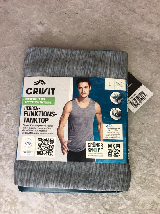 رکابی ورزشی مردانه/برند کریویت آلمان/رنگ توسی/جنس پلی استر/ضد بو و ضد تعریق/صبامی/نمای کامل