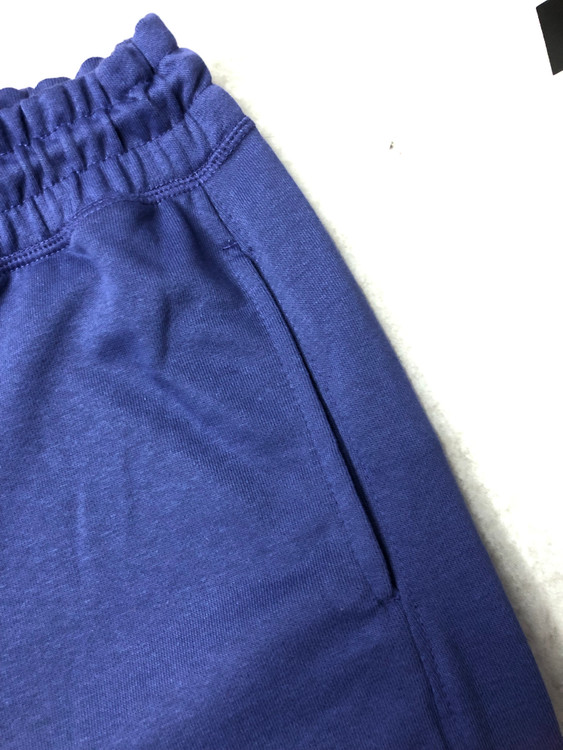 اسلش مردانه کریویت Crivit رنگ سورمهای روشن، شلوار راحتی و ورزشی گرم با پارچه پشمی و الیاف نرم نمای کنار | صبامی