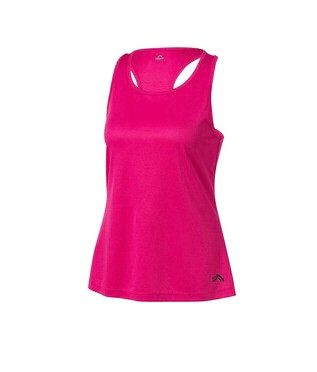 خرید تاپ زنانه ورزشی کریویت صورتی پلی استر و الاستان نمای جلو | صبامی