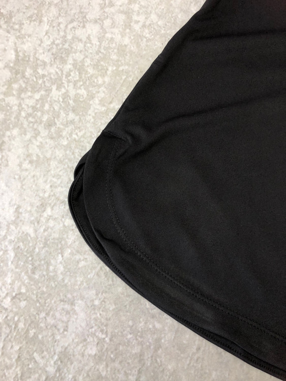 خرید تاپ زنانه ورزشی کریویت مشکی پلی استر و الاستان نمای تن | صبامی