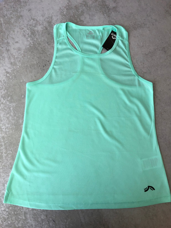 خرید تاپ زنانه ورزشی کریویت سبز روشن پلی استر و الاستان نمای کامل | صبامی