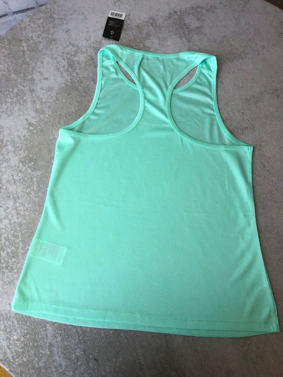 خرید تاپ زنانه ورزشی کریویت سبز روشن پلی استر و الاستان نمای جلو | صبامی