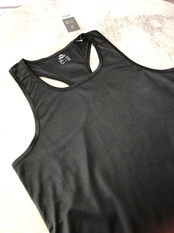 خرید تاپ زنانه ورزشی کریویت مشکی پلی استر و الاستان نمای یقه | صبامی