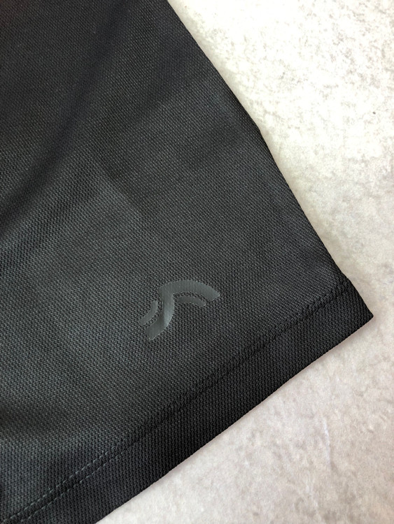 تاپ زنانه ورزشی کریویت مشکی پلی استر و الاستان نمای مارک | صبامی