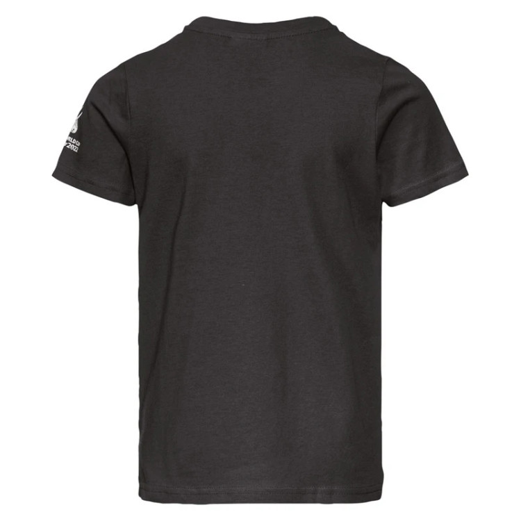 تیشرت ورزشی مردانه FIFA با طرح پرچم آلمان، رنگ مشکی و قرمز، سبک و تنفسپذیر مناسب ورزش و تمرین روزانه/نمای پشت/صبامی