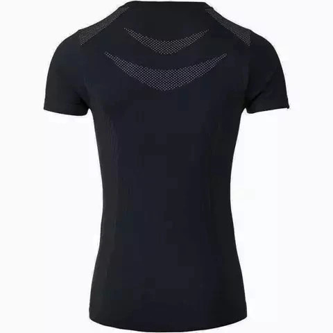 تیشرت ورزشی مردانه CRIVIT رنگ مشکی – طرح ساده و اسپرت، مناسب باشگاه و دویدن/نمای پشت/صبامی