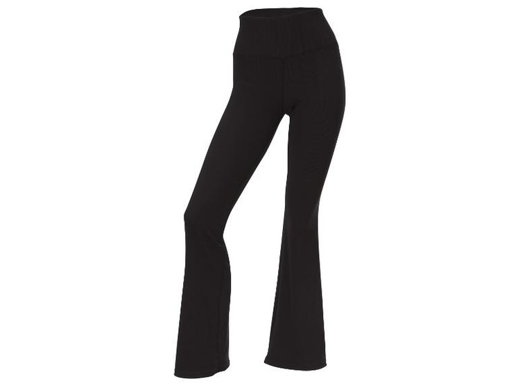 خرید شلوار ورزشی زنانه دمپا گشاد مشکی CRIVIT با پارچه کشی | صبامی