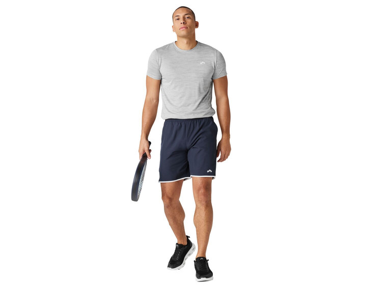 شلوارک ورزشی مردانه سرمهای کریویت مدل تکنیکال سبک و سریعخشک/نمای تنخور/صبامی