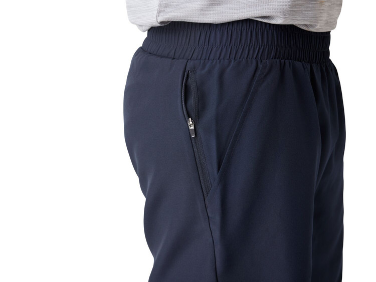 شلوارک ورزشی مردانه سرمهای کریویت مدل تکنیکال سبک و سریعخشک/نمای جیب/صبامی