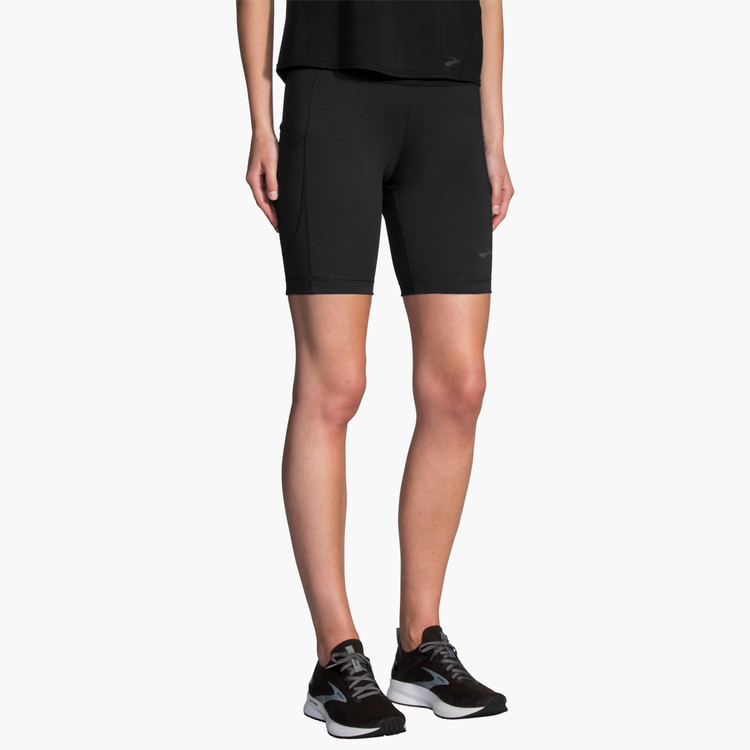 خرید لگ کوتاه ورزشی زنانه آبی برند Brooks مدل Method 8 Short Tight/صبامی/تنخور