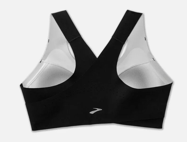 سوتین ورزشی زنانه برند Brooks مدل Dare Crossback Run Bra/صبامی/نمای پشت
