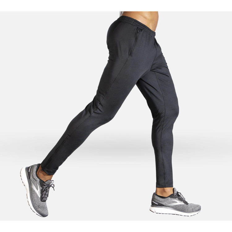 شلوار رانینگ مردانه مشکی Brooks Spartan Pants با فیت نیمه جذب و پارچه تنفسپذیر