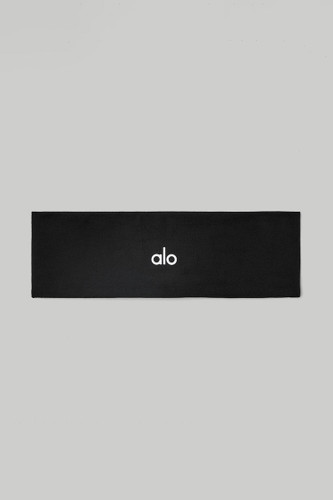هدبند ورزشی مشکی Alo Yoga Performance Conquer اورجینال مناسب رانینگ، باشگاه و یوگا